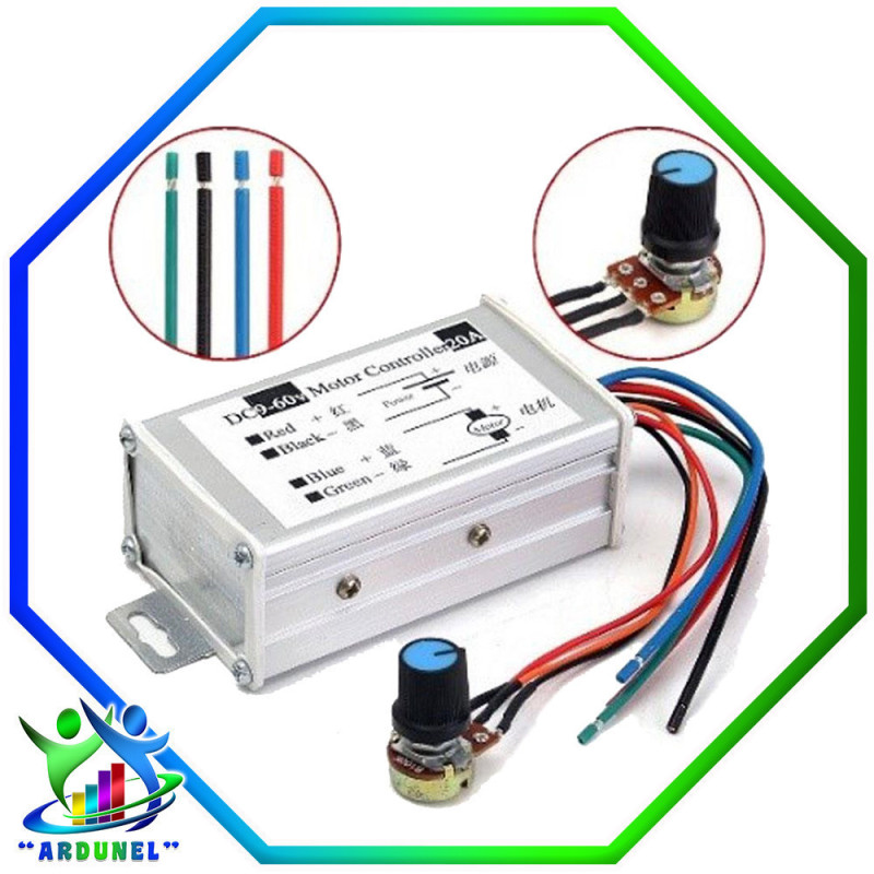CONTROLADOR DE MOTOR DC 20A PWM 9V 12V 24V 36V 48V 60V CONTROLADOR DE MOTOR DC 20A PWM 9V 12V 24V 36V 48V 60V