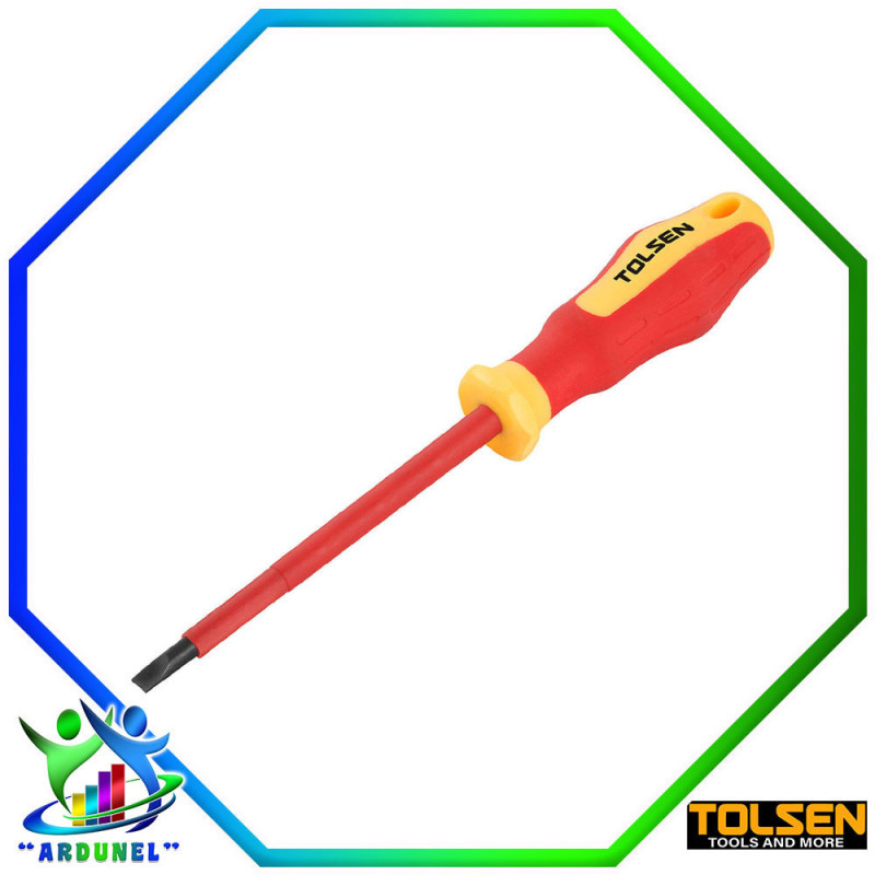 DESATORNILLADOR PLANO AISLANTE DE ELECTRICIDAD 1000V DESATORNILLADOR PLANO AISLANTE DE ELECTRICIDAD 1000V