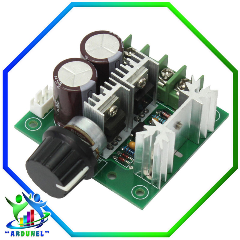 CONTROLADOR DE VELOCIDAD DE MOTOR DC 12V-40V 10A PWM CONTROLADOR DE VELOCIDAD DE MOTOR DC 12V-40V 10A PWM