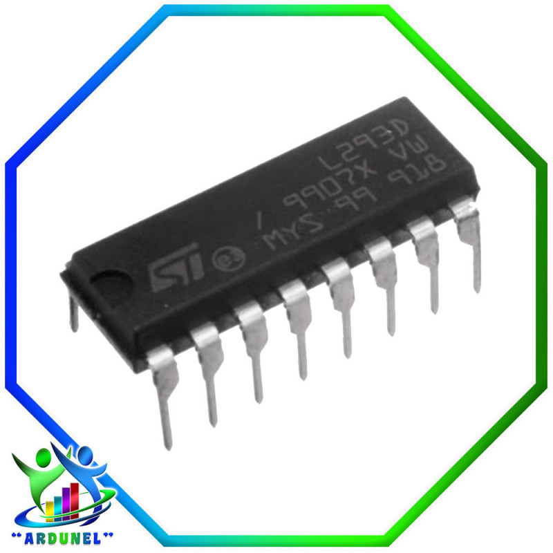 CONTROLADOR CI: L293D CONTROLADOR CI: L293D