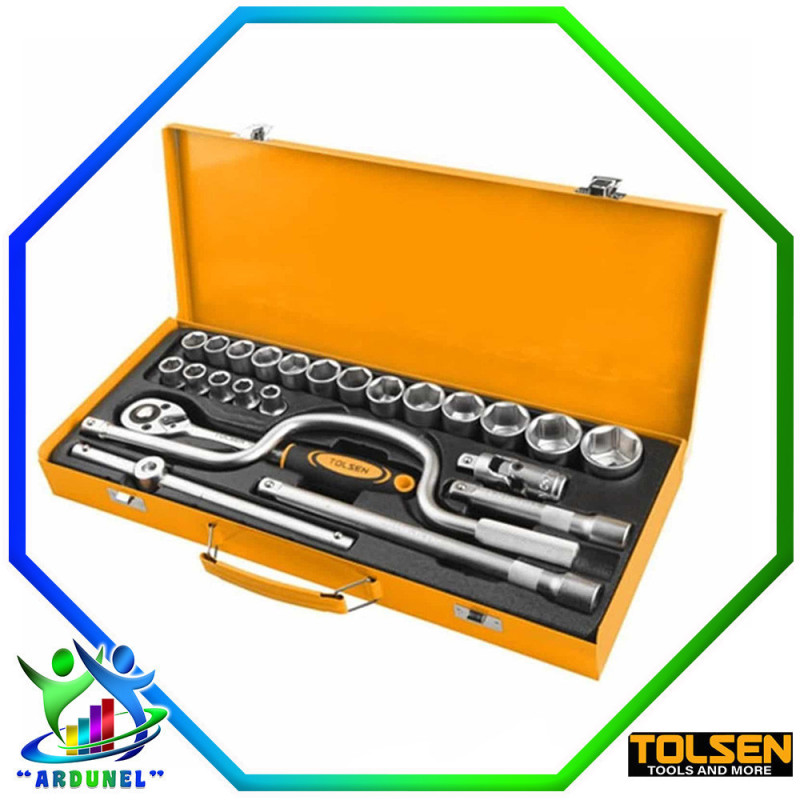 SET 24 UNID JUEGO DE DADOS 18 PZA 1/2" SET 24 UNID JUEGO DE DADOS 18 PZA 1/2"