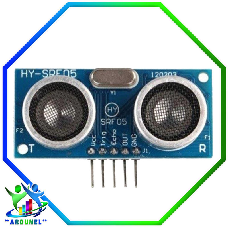 SENSOR ULTRASONICO HY-SRF05 5 PINES SENSOR ULTRASONICO HY-SRF05 5 PINES