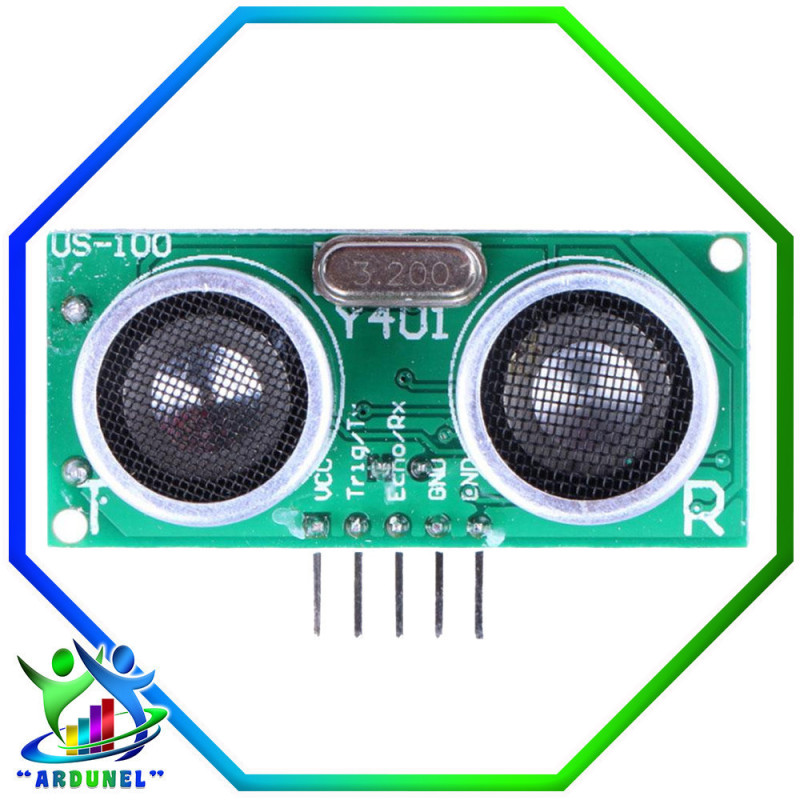 SENSOR ULTRASÓNICO US-100 DISTANCIA DE MEDICIÓN CON COMPENSACIÓN DE TEMPERATURA SENSOR ULTRASÓNICO US-100 DISTANCIA DE MEDICIÓN CON COMPENSACIÓN DE TEMPERATURA