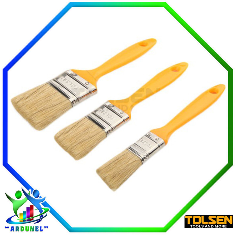 SET DE 3 BROCHAS PARA PINTAR SET DE 3 BROCHAS PARA PINTAR