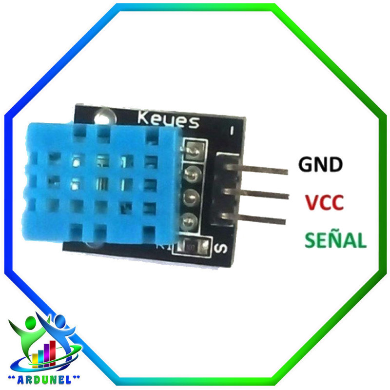 MODULO SENSOR DE HUMEDAD Y TEMPERATURA DHT11 MODULO SENSOR DE HUMEDAD Y TEMPERATURA DHT11