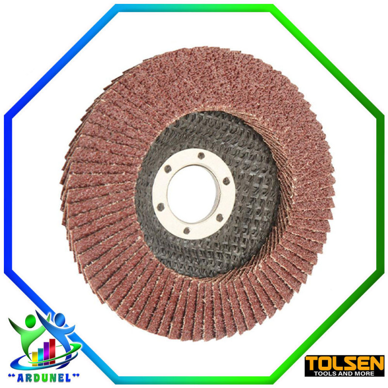 DISCO FLAP COLOR ROJO 4-1/2" - Nro60 DISCO FLAP COLOR ROJO 4-1/2" - Nro60