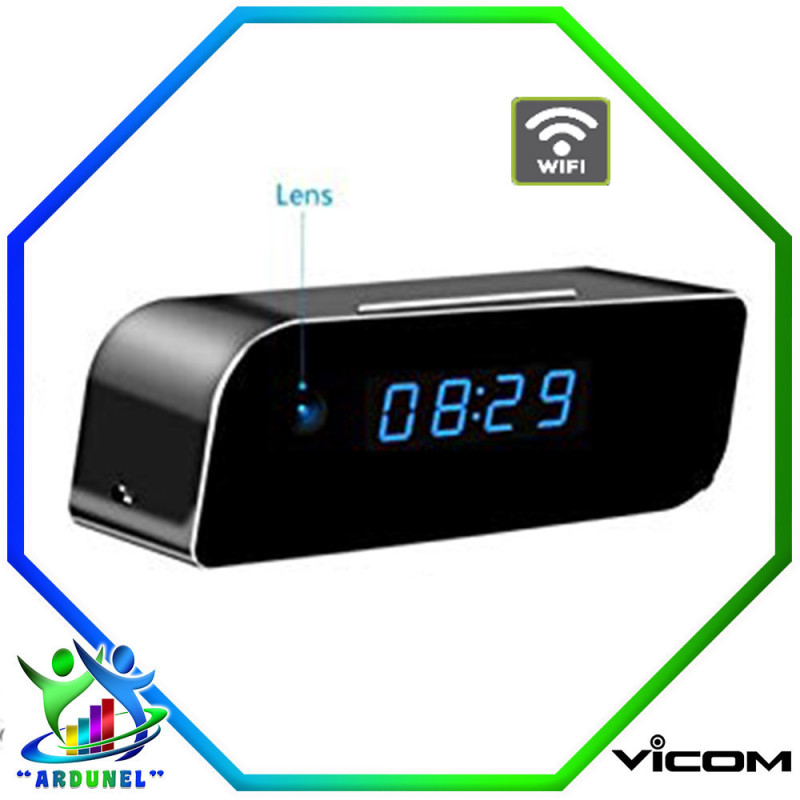 CAMARA ESPIA TIPO RELOJ DE MESA WIFI 2MP CAMARA ESPIA TIPO RELOJ DE MESA WIFI 2MP