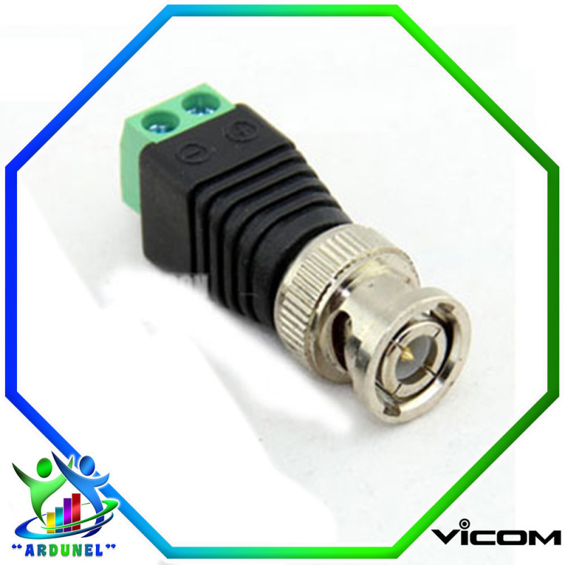 CONECTOR BNC CON BORNERA PARA TORNILLAR CONECTOR BNC CON BORNERA PARA TORNILLAR