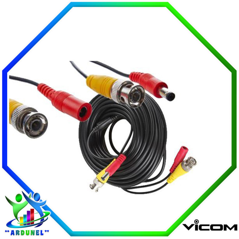 PATCH CORD CONECTORES BNC+DC PATCH CORD CONECTORES BNC+DC