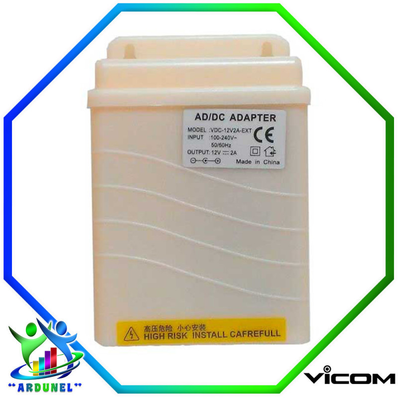 FUENTE DE PODER 12VDC 2A FUENTE DE PODER 12VDC 2A