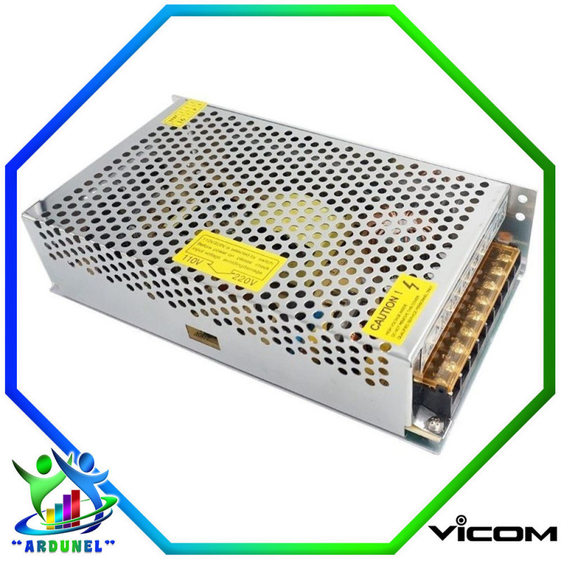 FUENTE DE PODER 12VDC 10A (ALTA CALIDAD) FUENTE DE PODER 12VDC 10A (ALTA CALIDAD)