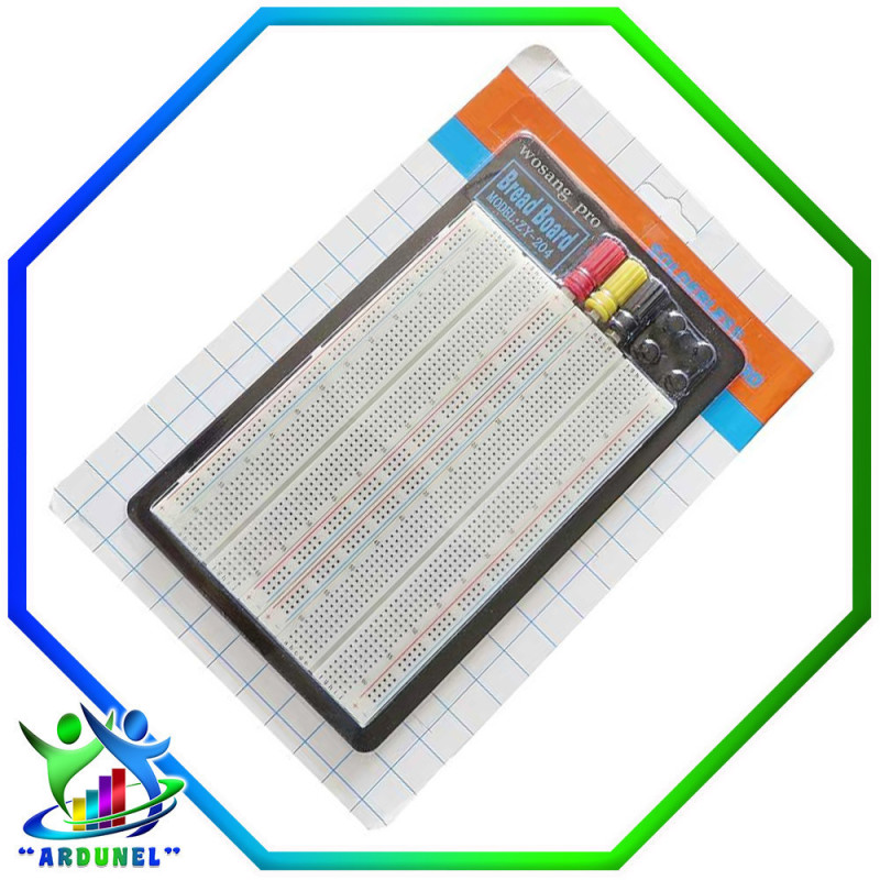 PROTOBOARD SOLDERLESS DE 1660 PUNTOS (ALTA CALIDAD) PROTOBOARD SOLDERLESS DE 1660 PUNTOS (ALTA CALIDAD)