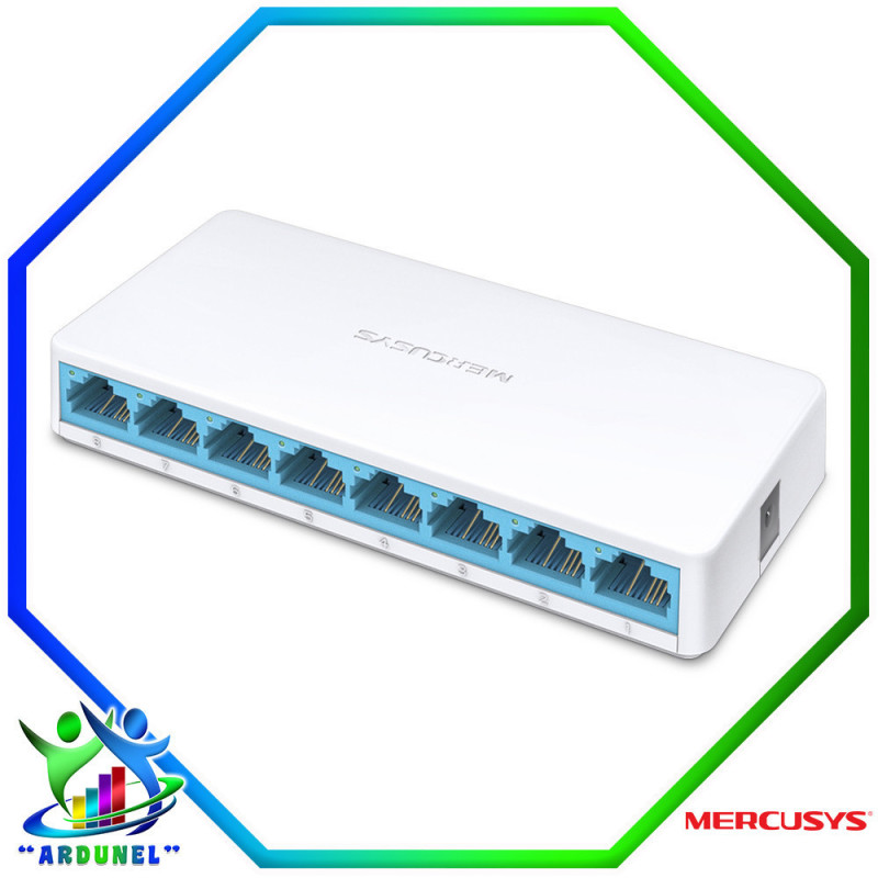 SWITCH DE 8 PUERTOS 10/100 MS108 SWITCH DE 8 PUERTOS 10/100 MS108