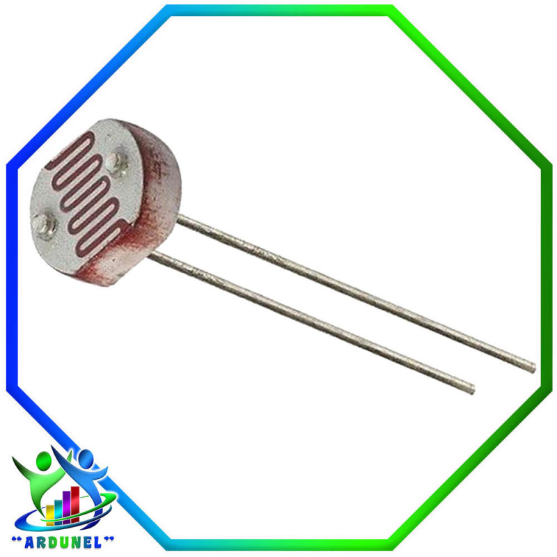 SENSOR LDR 5MM (SENSOR DE LUZ) SENSOR LDR 5MM (SENSOR DE LUZ)