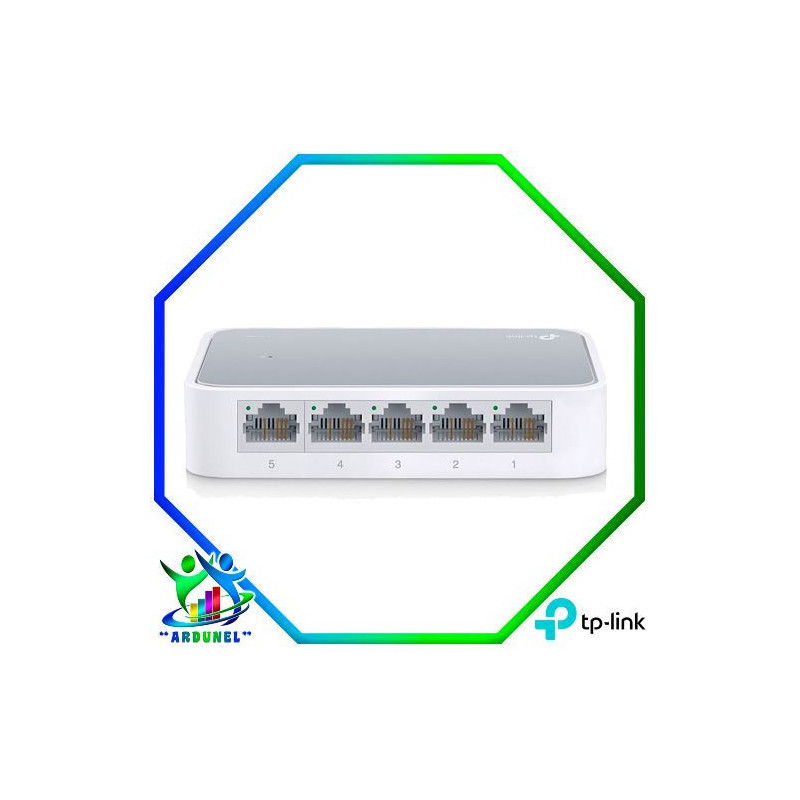 SWITCH DE 5 PUERTOS 10/100MBPS PLASTICO SWITCH DE 5 PUERTOS 10/100MBPS PLASTICO