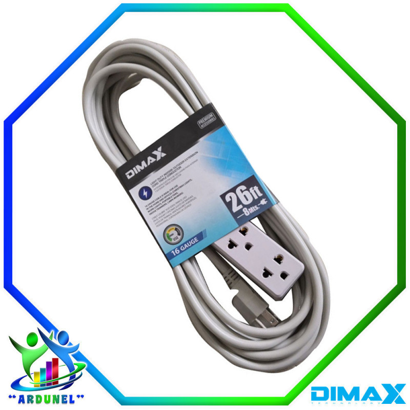 CABLE DE EXTENSION PARA CORRIENTE DE 3 SALIDAS CABLE DE EXTENSION PARA CORRIENTE DE 3 SALIDAS