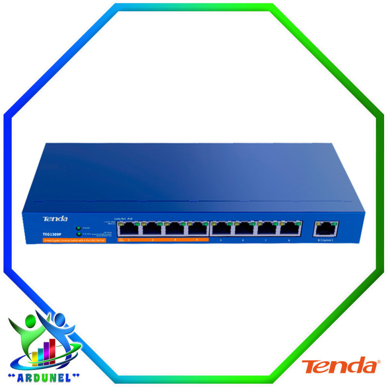 SWITCH POE 8 PUERTOS *4 POE/4 SIN POE SWITCH POE 8 PUERTOS *4 POE/4 SIN POE
