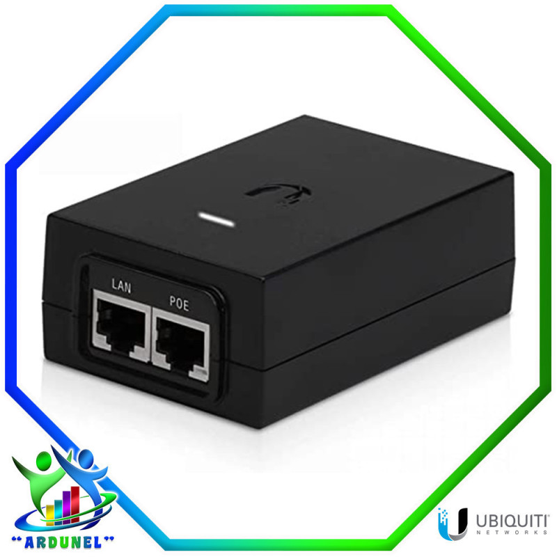 ADAPTADOR POE UBIQUITI DE 48VDC ADAPTADOR POE UBIQUITI DE 48VDC