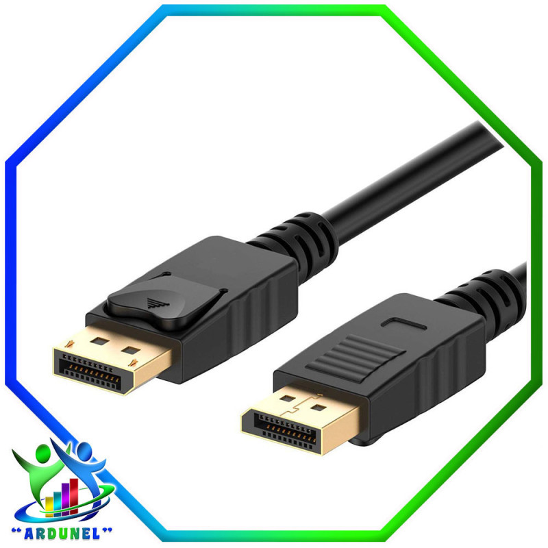 CABLE DISPLAY PORT A DISPLAY PORT 4K 3MTS. NEGRO 2F CABLE DISPLAY PORT A DISPLAY PORT 4K 3MTS. NEGRO 2F