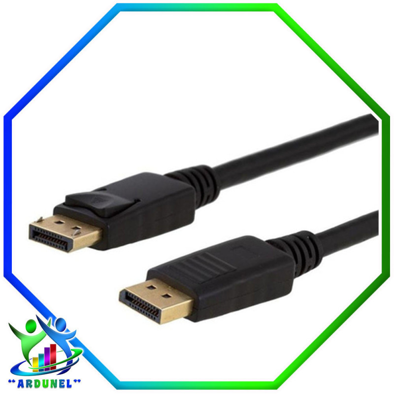 CABLE DISPLAY PORT A HDMI HD NEGRO 1,8MTS 2 FILTROS CABLE DISPLAY PORT A HDMI HD NEGRO 1,8MTS 2 FILTROS
