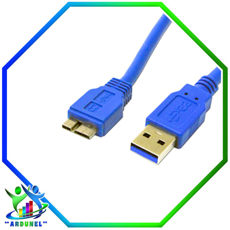 CABLE USB 3,0 AM A MICRO10PIN AZUL 30CM CABLE USB 3,0 AM A MICRO10PIN AZUL 30CM