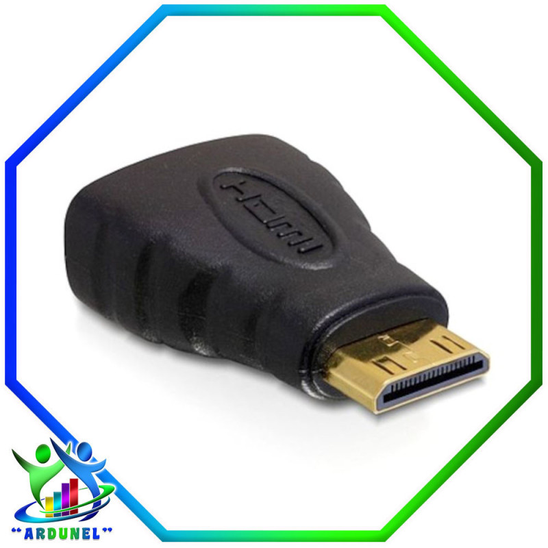 ADAPTADOR HDMI HEMBRA A MINI HDMI MACHO ADAPTADOR HDMI HEMBRA A MINI HDMI MACHO