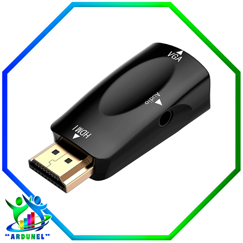 ADAPTADOR CABLE HDMI A VGA (ROWLAND) ADAPTADOR CABLE HDMI A VGA (ROWLAND)