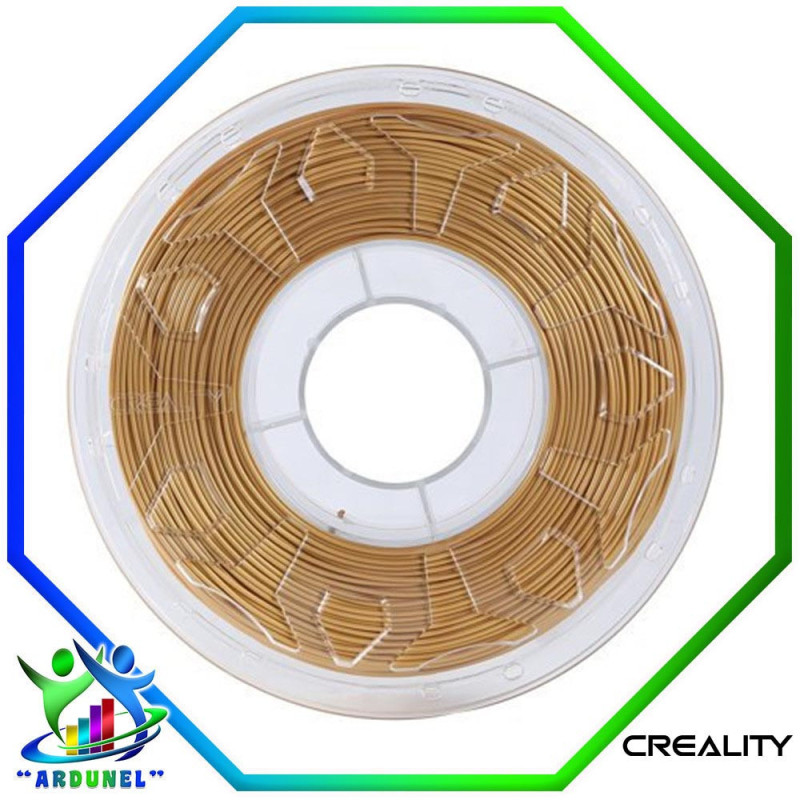 FILAMENTO CR-PLA 1.75MM 1KG, ORO (ALTA CALIDAD) FILAMENTO CR-PLA 1.75MM 1KG, ORO (ALTA CALIDAD)
