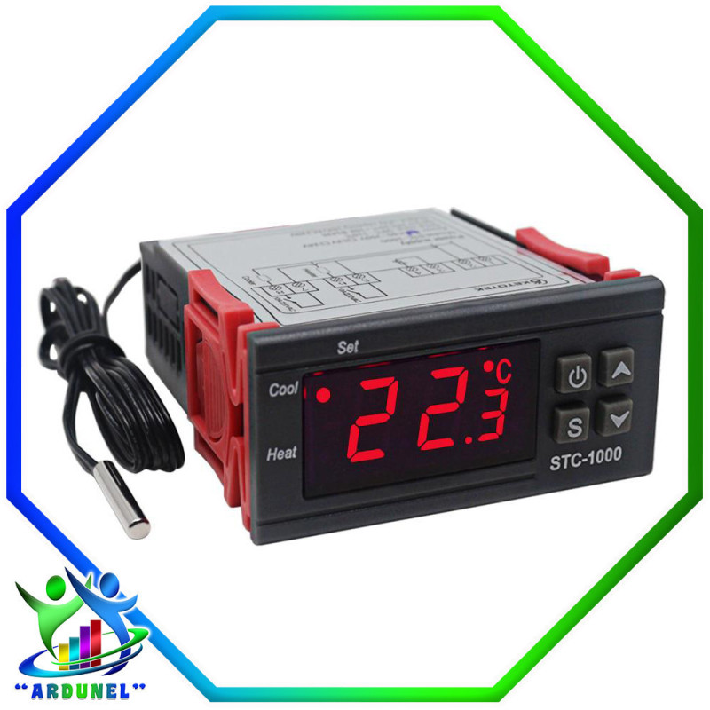CONTROLADOR STC-1000 AC110-220V TEMPERATURA DIGITAL CONTROLADOR STC-1000 AC110-220V TEMPERATURA DIGITAL