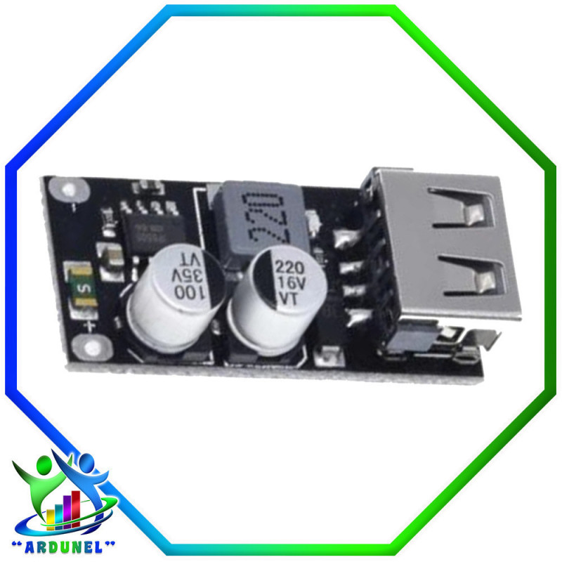 USB QC3.0 MÓDULO DE REDUCCIÓN DE CARGA DE 6-32V, 9V, 12V, 24V USB QC3.0 MÓDULO DE REDUCCIÓN DE CARGA DE 6-32V, 9V, 12V, 24V