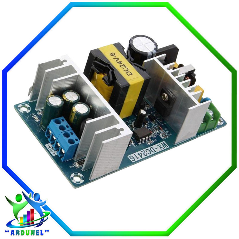 MÓDULO FUENTE DE ALIMENTACIÓN AC-DC 100-240V A DC 24V 6A MÓDULO FUENTE DE ALIMENTACIÓN AC-DC 100-240V A DC 24V 6A