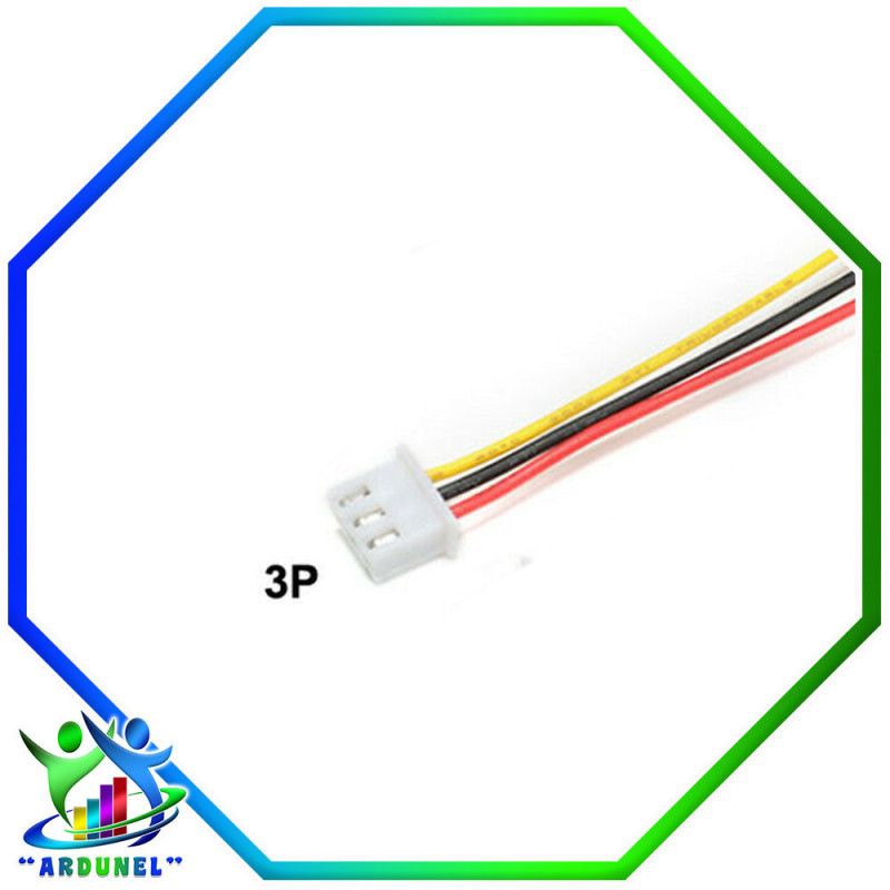 CONECTOR JST XH2,54MM 3PIN 26AWG CON CABLE 20CM CONECTOR JST XH2,54MM 3PIN 26AWG CON CABLE 20CM