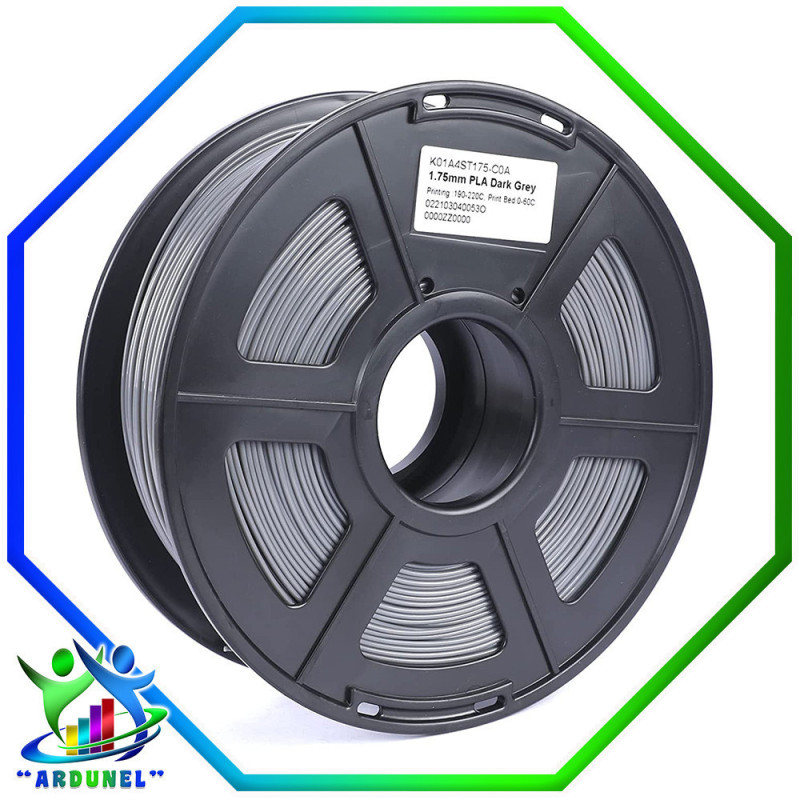 FILAMENTO CR-PLA DE 1.75MM 1KG, PLOMO OSCURO (ALTA CALIDAD) FILAMENTO CR-PLA DE 1.75MM 1KG, PLOMO OSCURO (ALTA CALIDAD)