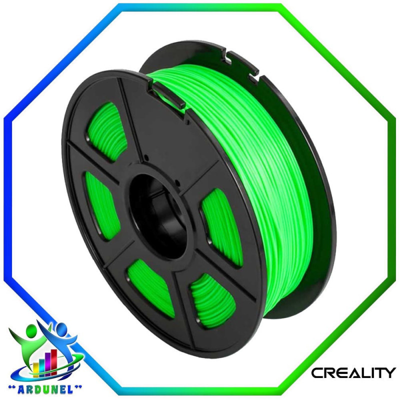 FILAMENTO CR-PLA DE 1.75MM 1KG, VERDE FLUORESCENTE (ALTA CALIDAD) FILAMENTO CR-PLA DE 1.75MM 1KG, VERDE FLUORESCENTE (ALTA CALIDAD)