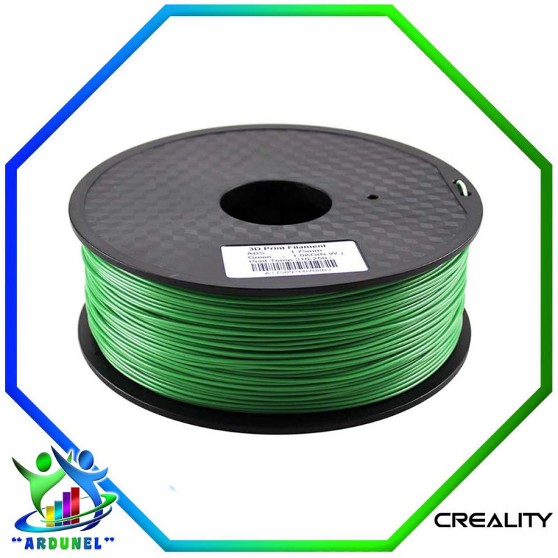 FILAMENTO CR-ABS 1.75MM 1KG, VERDE (ALTA CALIDAD) FILAMENTO CR-ABS 1.75MM 1KG, VERDE (ALTA CALIDAD)