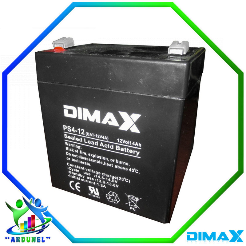 BATERIA SECA RECARGABLE 12V 4A BATERIA SECA RECARGABLE 12V 4A