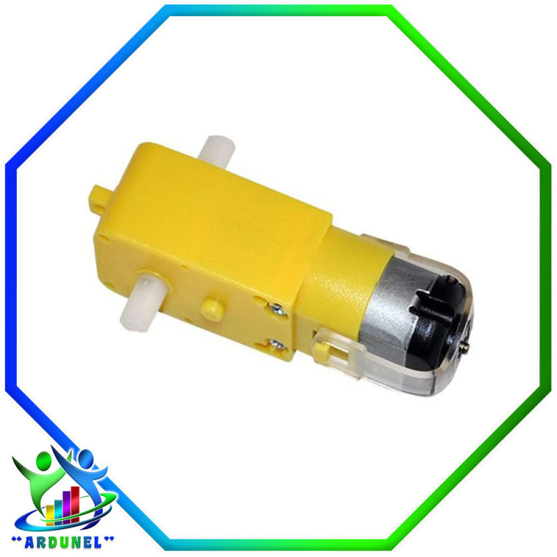 MOTOR REDUCTOR 140RPM CON DOBLE EJE (ALTA CALIDAD) MOTOR REDUCTOR 140RPM CON DOBLE EJE (ALTA CALIDAD)