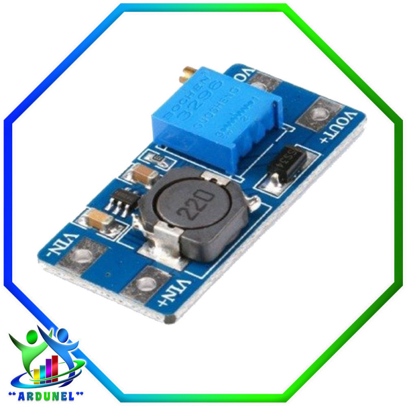 MODULO STEP UP BOOSTER MT3608 2A 2V-24V DC MODULO STEP UP BOOSTER MT3608 2A 2V-24V DC