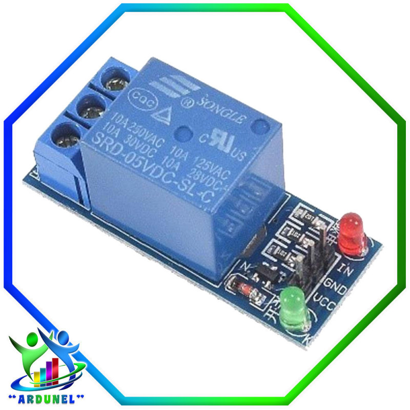 MODULO RELAY DE 1 CANAL 5V LED MODULO RELAY DE 1 CANAL 5V LED