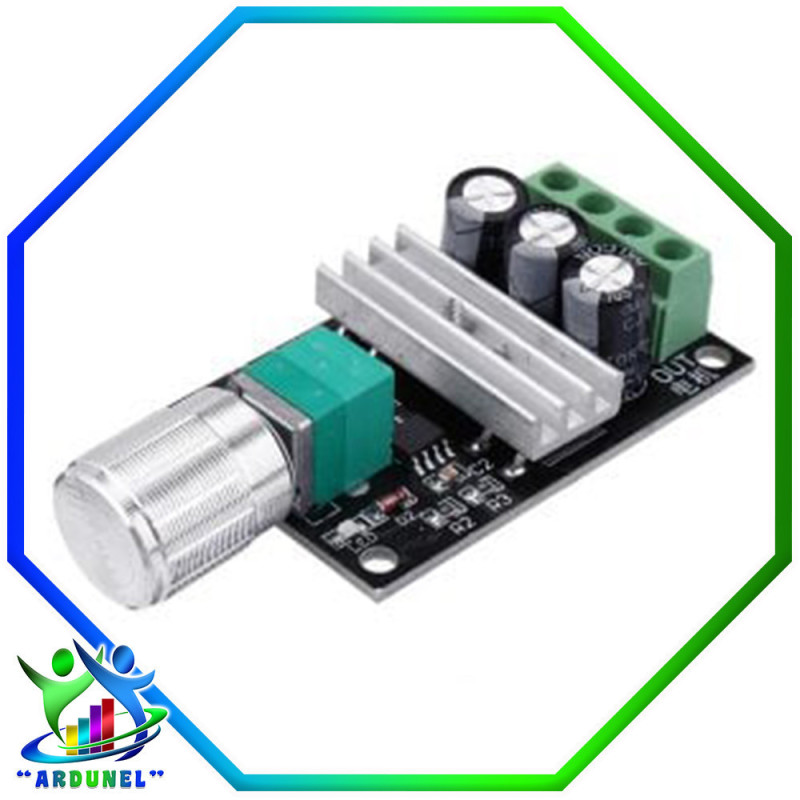 CONTROLADOR DE VELOCIDAD DE MOTOR DC 3A PWM 6V 12V CONTROLADOR DE VELOCIDAD DE MOTOR DC 3A PWM 6V 12V