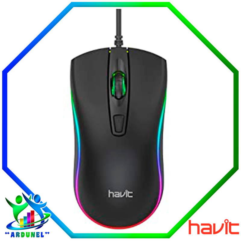 MOUSE NEGRO RGB CON CABLE MOUSE NEGRO RGB CON CABLE