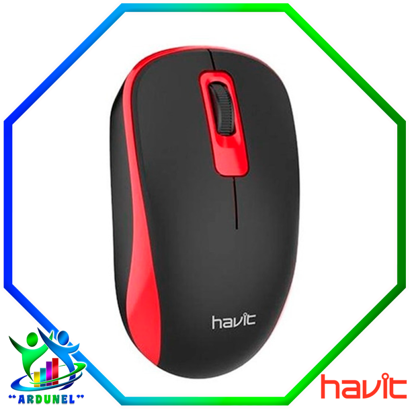 MOUSE USB INALAMBRICO NEGRO/ROJO MOUSE USB INALAMBRICO NEGRO/ROJO