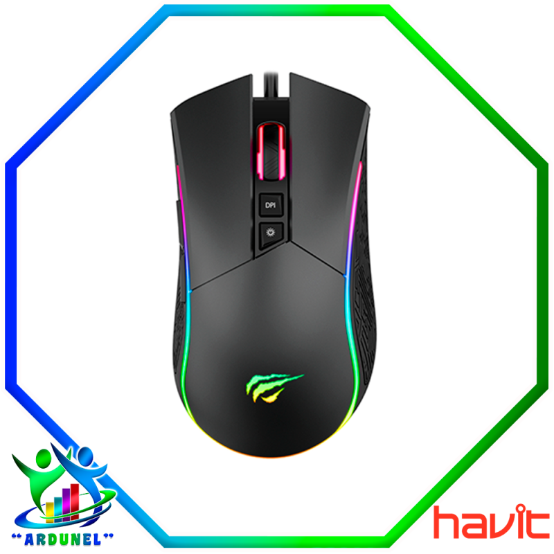 MOUSE GAMER RGB COLOR NEGRO + OCRE MOUSE GAMER RGB COLOR NEGRO + OCRE
