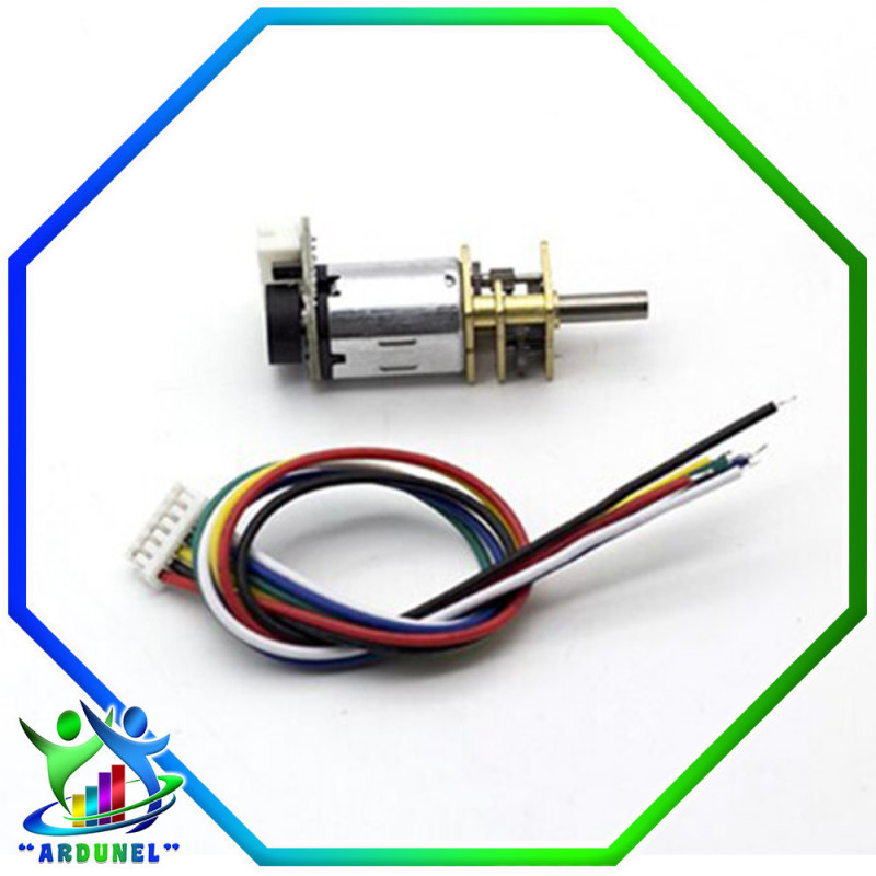 GA12-N20 MICRO MOTOR CON ENCODER DE 6V 500 RPM GA12-N20 MICRO MOTOR CON ENCODER DE 6V 500 RPM