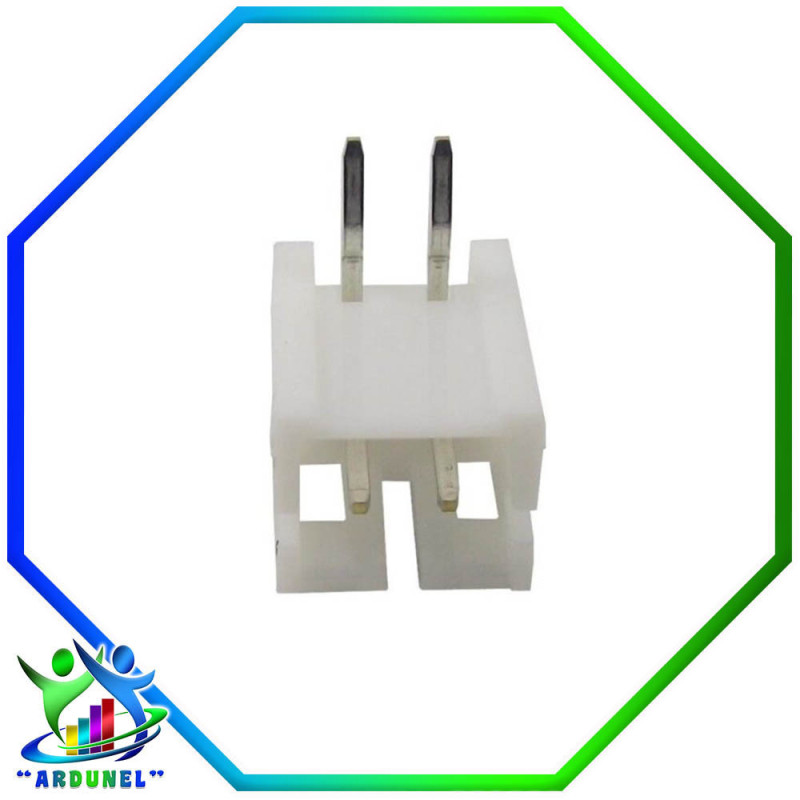 CONECTOR JST XH 2 PIN EN L MACHO 2.54MM CONECTOR JST XH 2 PIN EN L MACHO 2.54MM