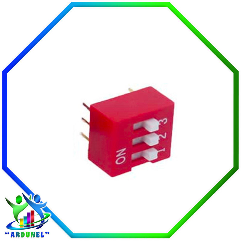 DIP SWITCH 3 PIN 2.54MM DIP SWITCH 3 PIN 2.54MM