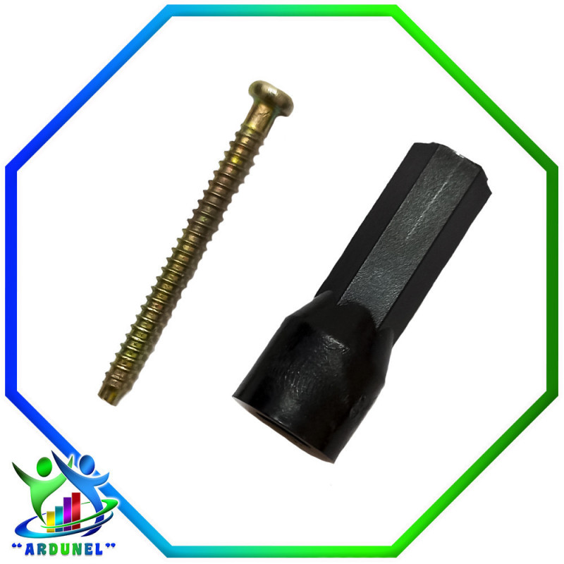 ACOPLE DE RUEDA MCNAMUM 6,7 MM CON TORNILLO M2.5 * 30 ACOPLE DE RUEDA MCNAMUM 6,7 MM CON TORNILLO M2.5 * 30