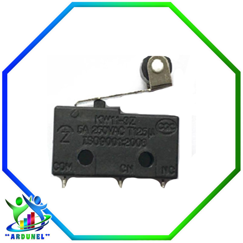 SENSOR FINAL DE CARRERA 5A 250VAC CON RUEDA SENSOR FINAL DE CARRERA 5A 250VAC CON RUEDA