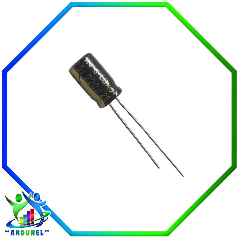 CONDENSADOR 220uF 25V CONDENSADOR 220uF 25V