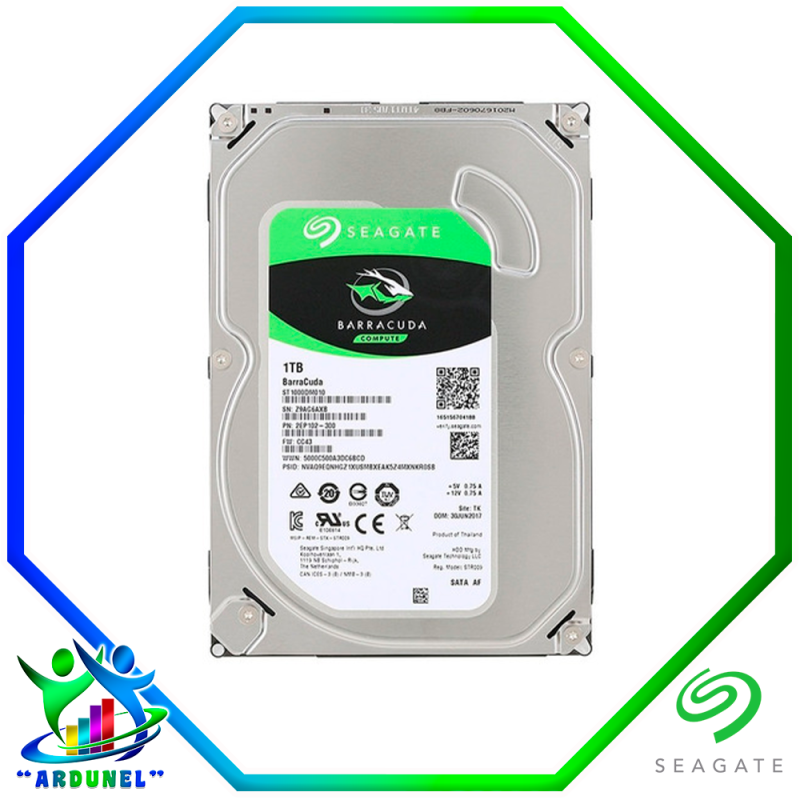 DISCO DURO 1TB SEGATE (BARRACUDA) DISCO DURO 1TB SEGATE (BARRACUDA)